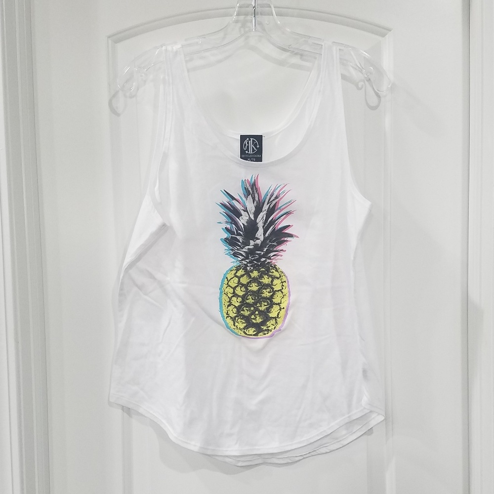 Recycled Karma Pineapple Graphic Tee NWOT